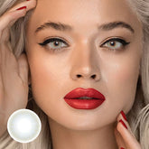 Pure Nature Crystal gray Prescription Coloured Contact Lenses - BEAUEYE (UK)